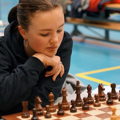 Machteld bij NK 2022, foto Bert Beijer